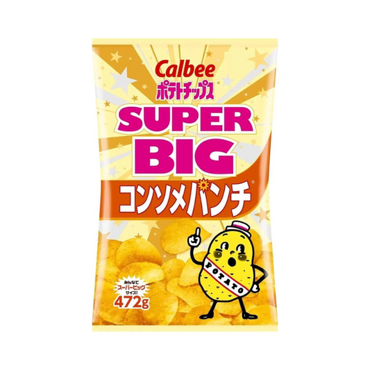Calbee - SUPER BIG薯片 清湯味 超大包裝 472g