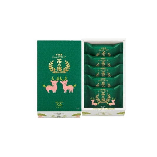 Nut Stock Sanemori実森 茶之福抹茶朱古力夾心餅 (5件)